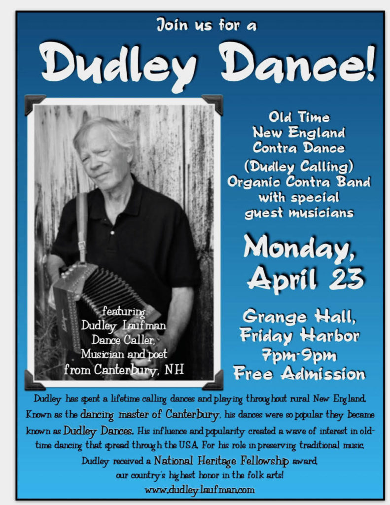 Legendary Contra Dance Caller Visits San Juan Island Grange The