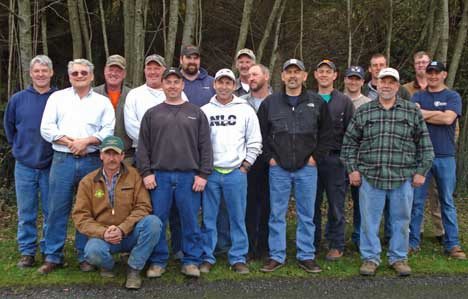 Raise a toast to these guys ... OPALCO crews braved bone-chilling weather to seek out outages and restore power over the past 48 hours.