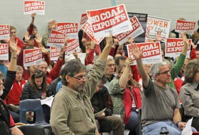 Environmental fears to the list of concerns as roughly 400 islanders turned out at a environmental impact statement 'scoping' meeting for the Gateway Terminal Project