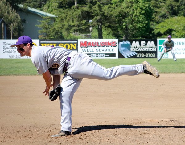 Friday Harbor Wolverines played Orcas Vikings in the high school baseball playoffs last week