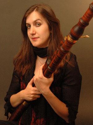 Anna Marsh plays the baroque bassoon in the Salish Sea Early Music Festival.