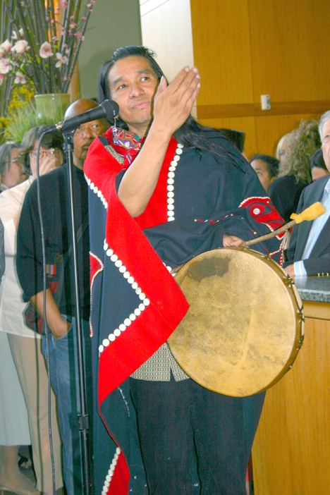 Coast Salish master storyteller Johnny Moses