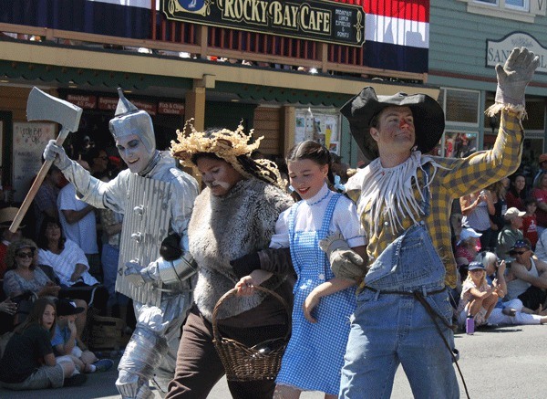 The Lions Club got Best of Theme in this year's Fourth of July parade theme