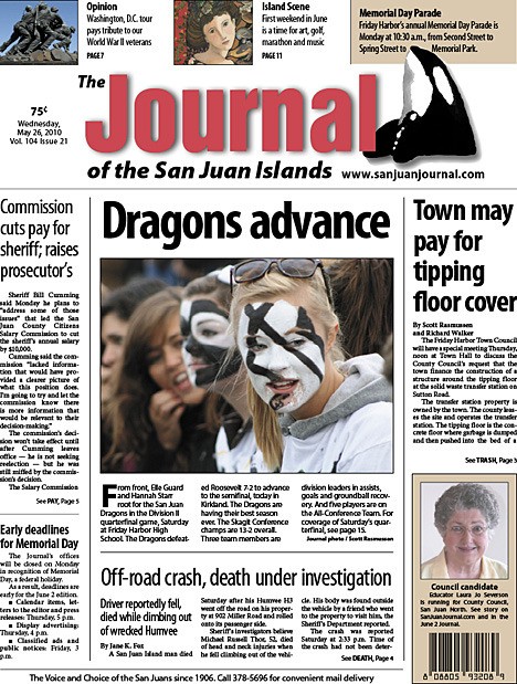 The May 26 Journal of the San Juan Islands: 36 pages