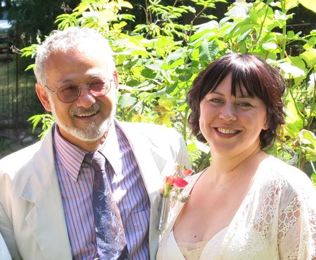 Newlyweds Lawrence DeLay and Chloe Shoshana Klein.