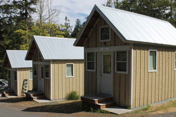 Employee housing units at Roche Harbor Resort that house two people for the season.