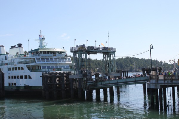 The Samish during its maiden voyage during June.