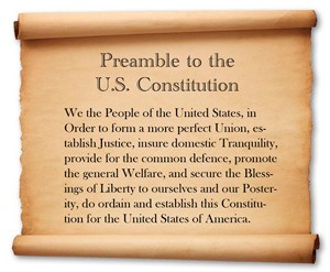 Preamble to the U.S. Constitution