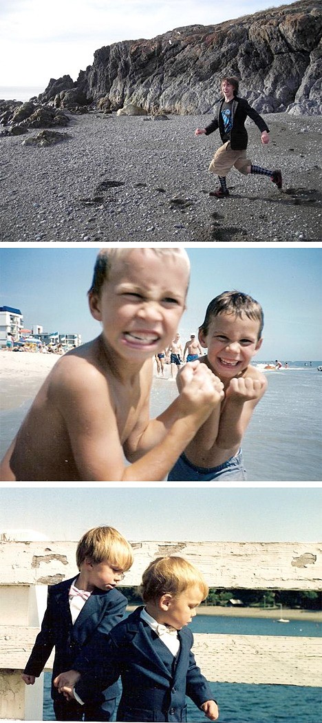 Top photo: John W. Parish in his mother's favorite photo