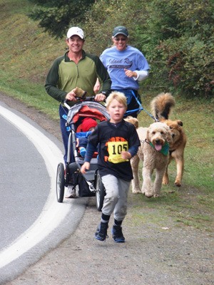 The Robersons in training.