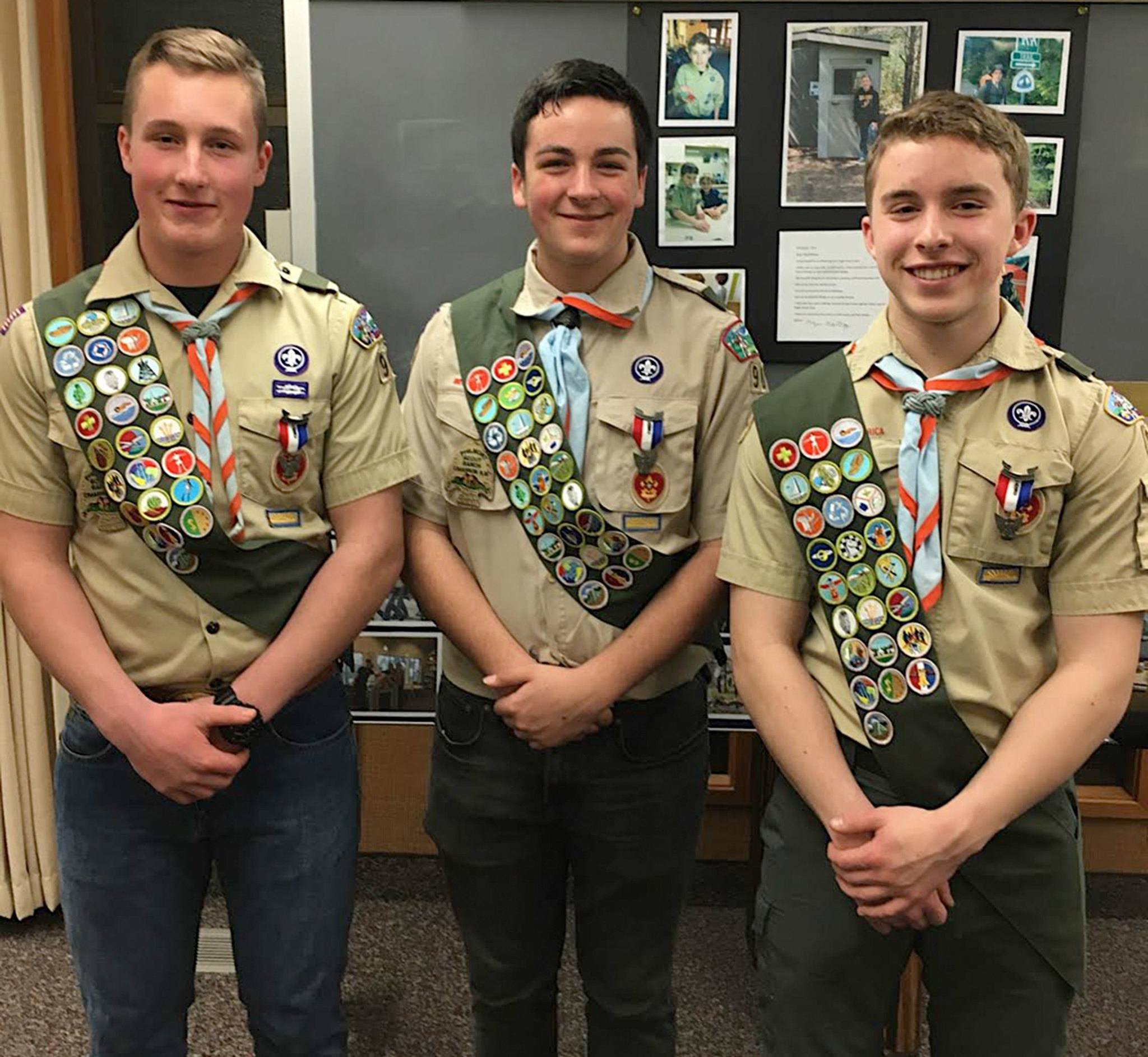 Local boy scouts reach highest honor