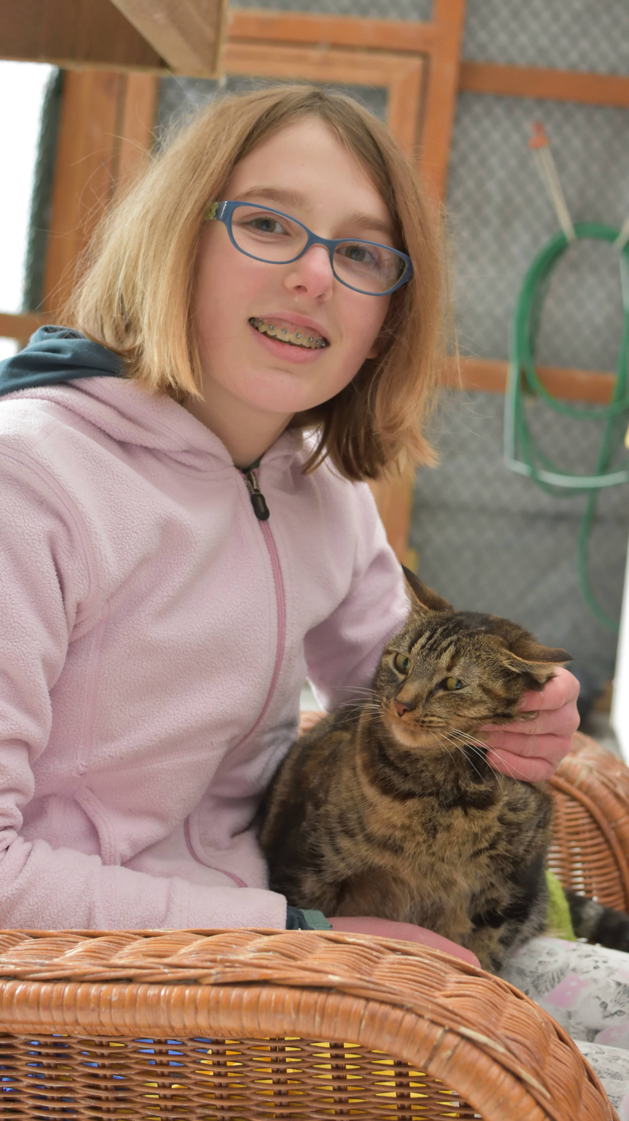 Contributed photo/Animal Protection Society of Friday Harbor                                Allison plans to go to veterinary school when she graduates high school.