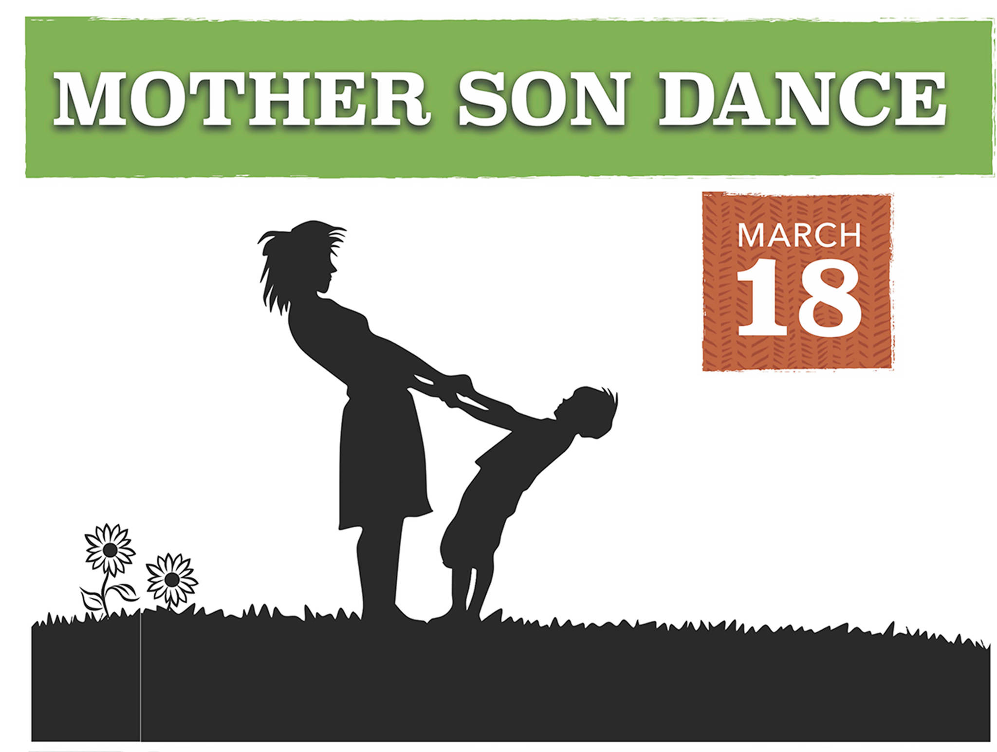 Mother and son dance night