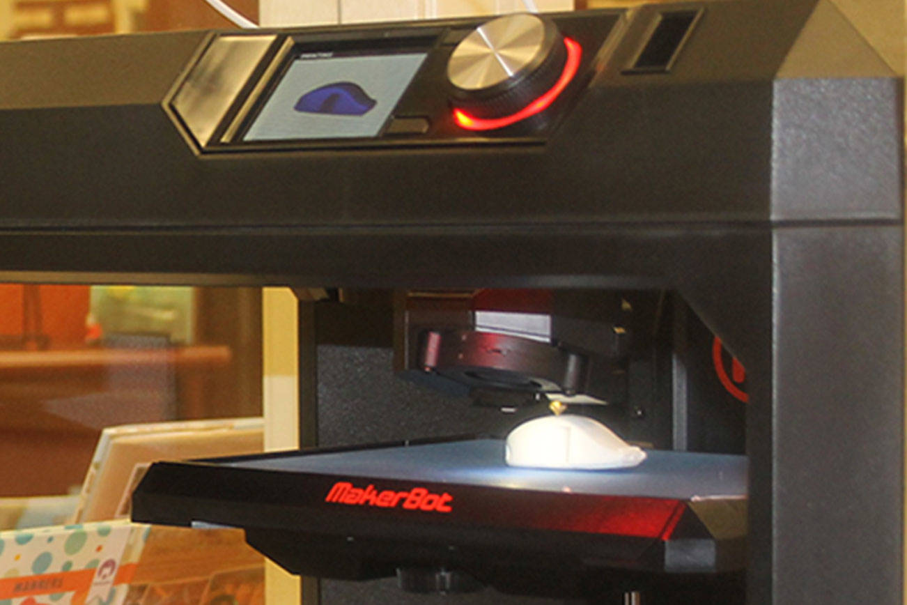 Library 3-D printer available for patrons