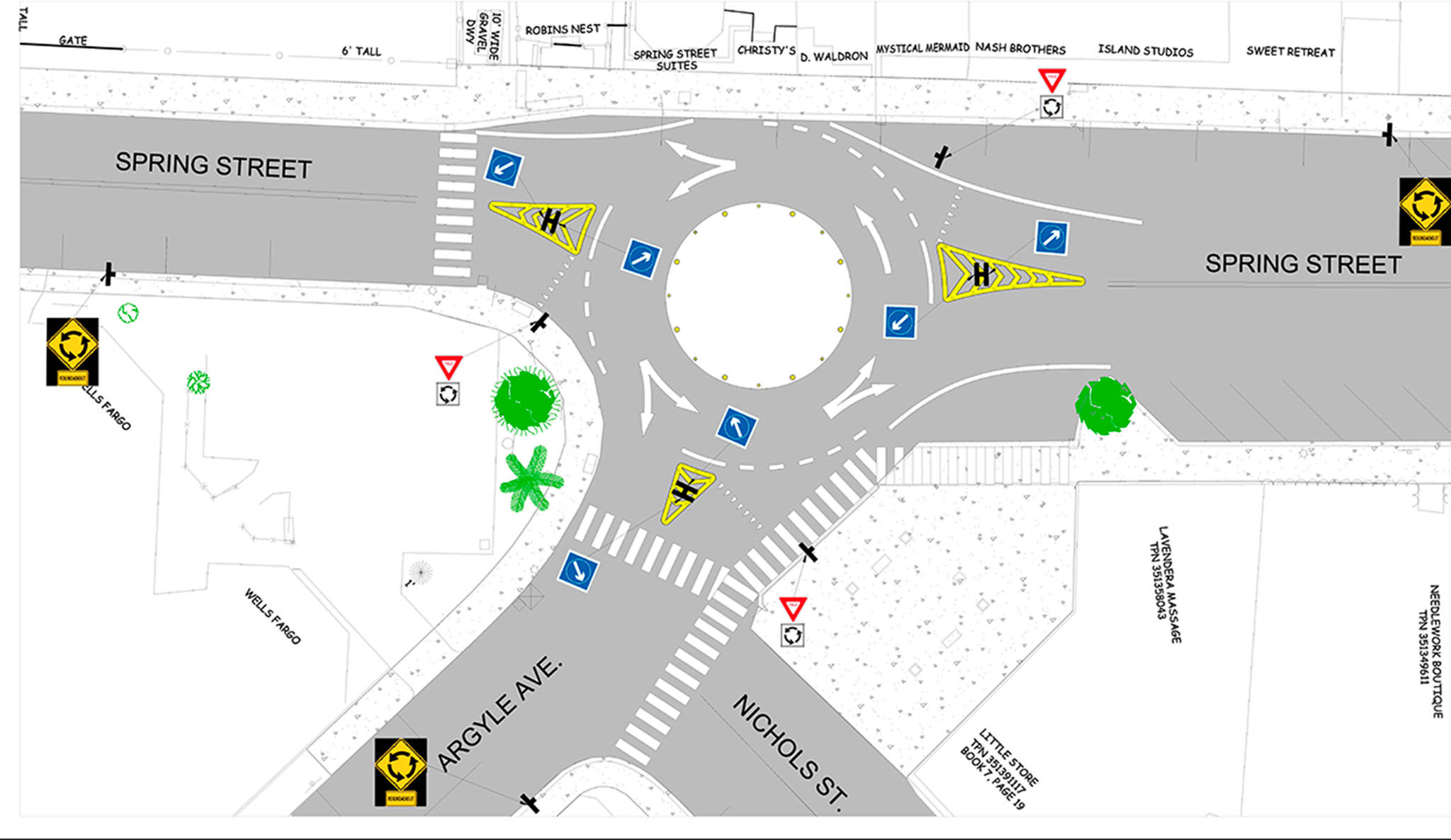 Town to discuss painted roundabout at April 6 council