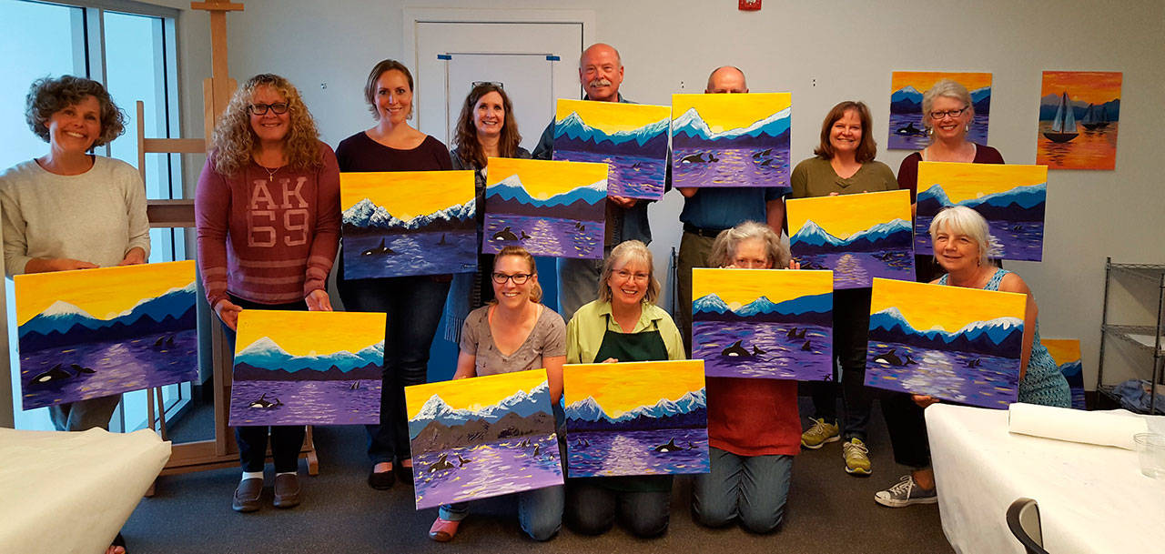 Contributed photo/San Juan Islands Museum of Art                                Islanders enjoy the Art for Fun class at the museum in May. To view information about the upcoming classes, visit sjima.org/learn.