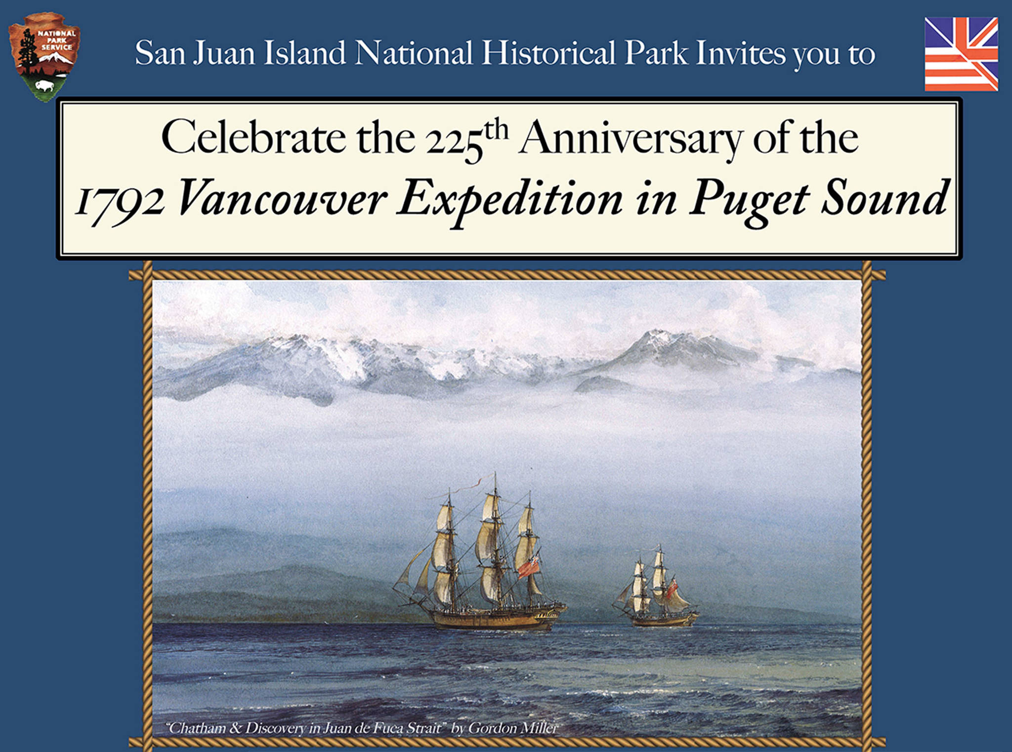 Parade of sail boats celebrates 1792 Vancouver expedition in Puget Sound