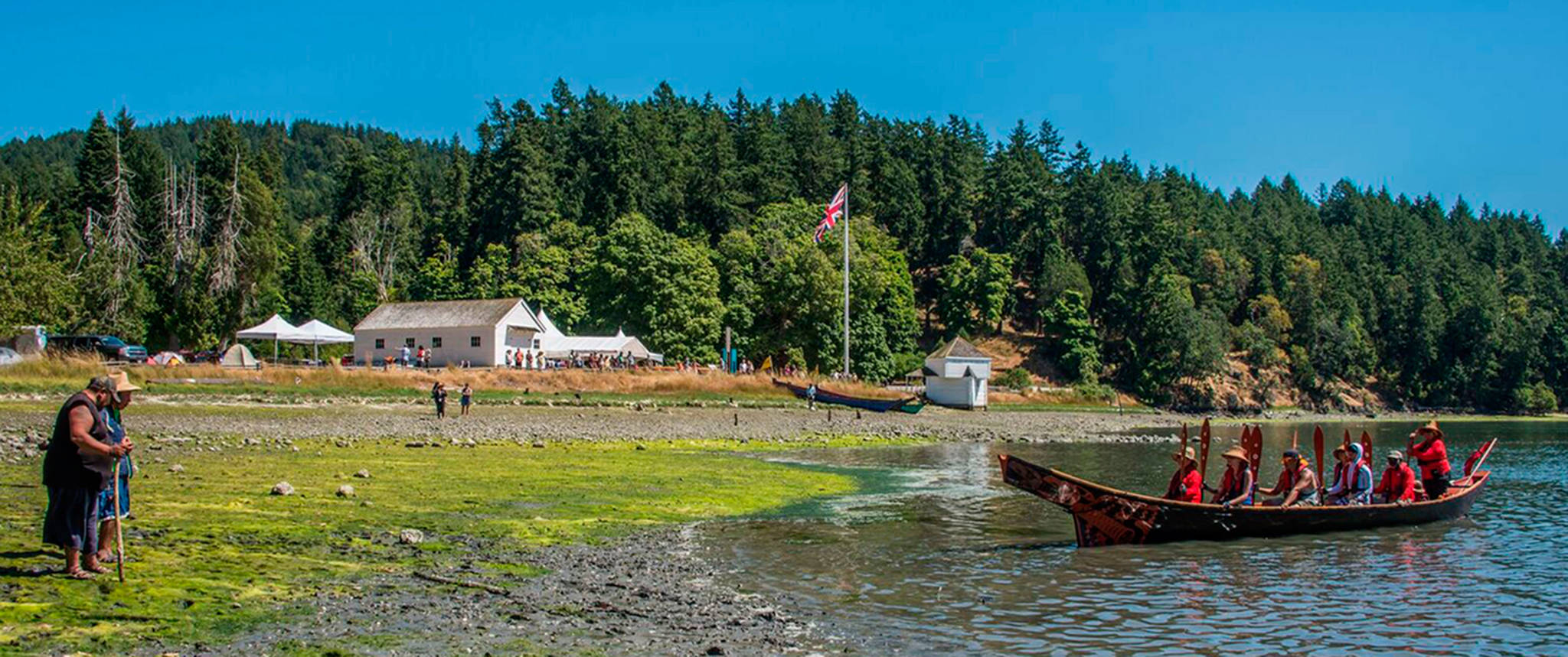 After four years, tribal canoes journey Salish Sea once more