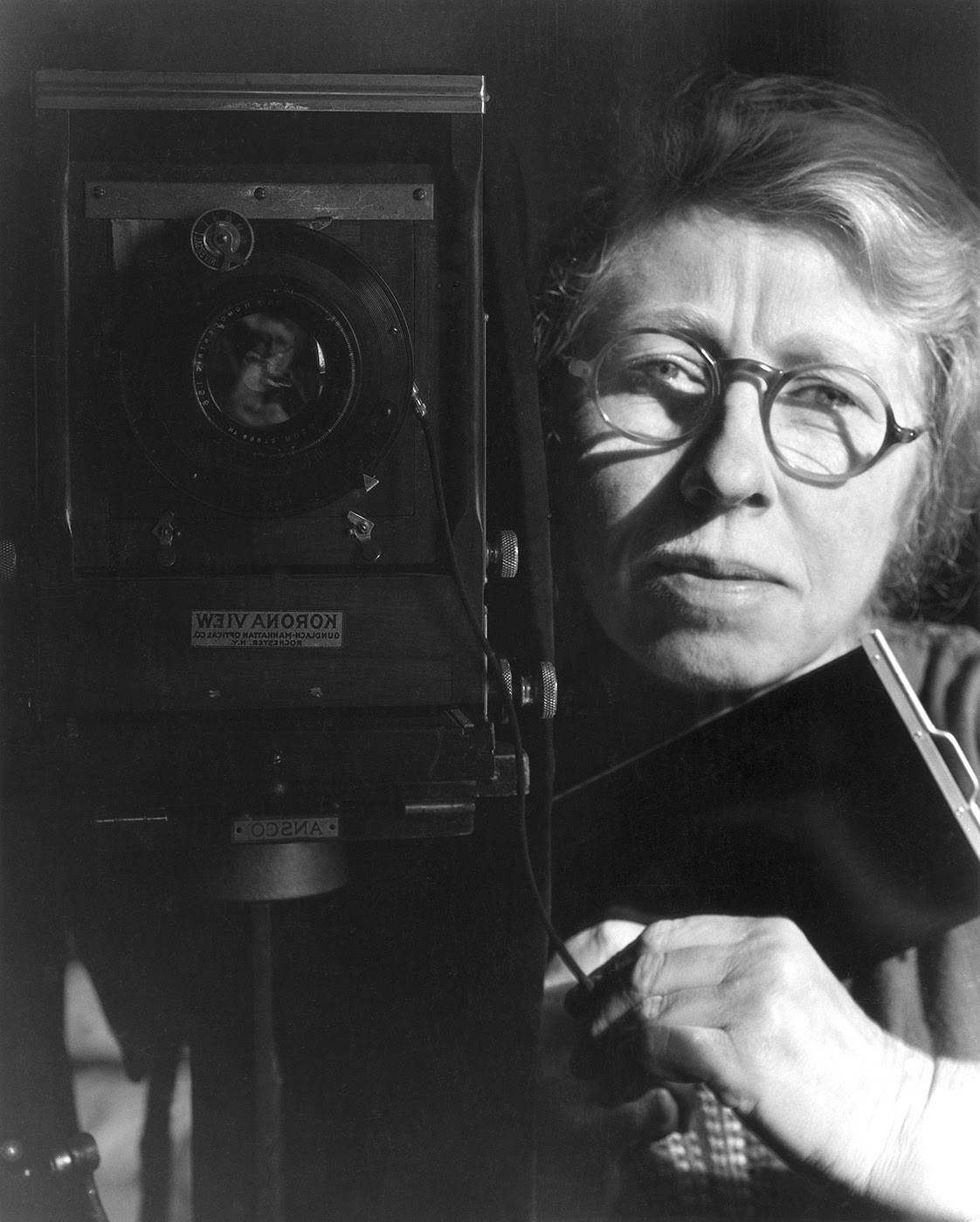 Contributed photo/ Imogen Cunningham                                Self-Portrait with Korona View, 1933