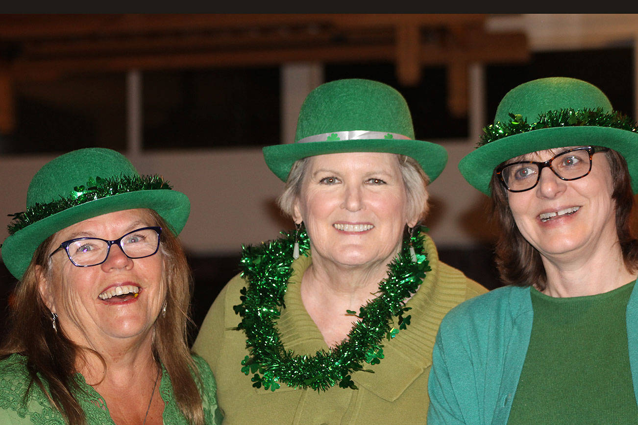 Staff photo, Heather Spaulding. Soroptimist teammates from left to right Nancy DeVaux, Kari McVeigh, Necia Quast.                                Laura Jo Severson is missing from the photo.