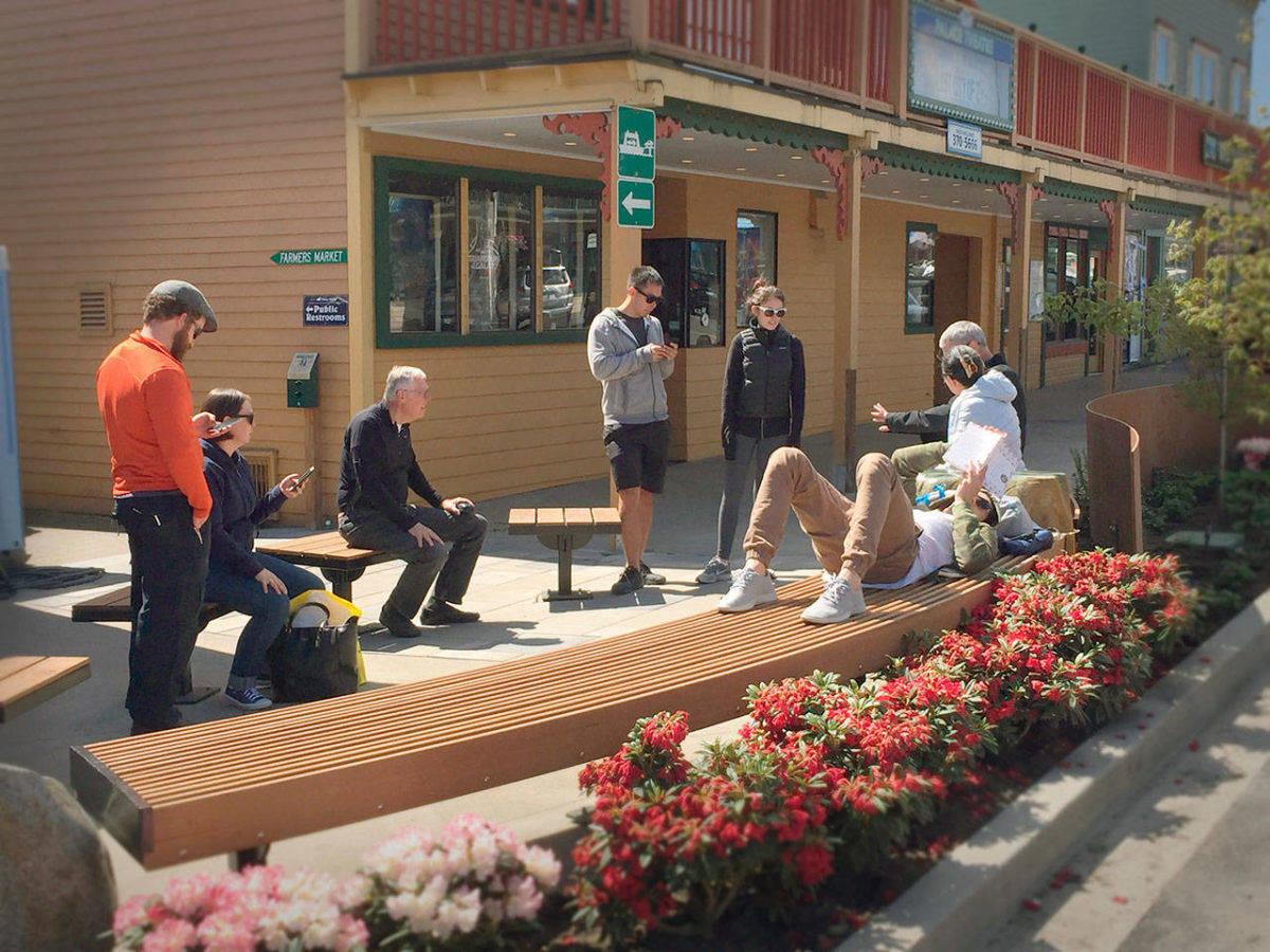 Journal file photo                                People enjoy the park after it opened in 2017.