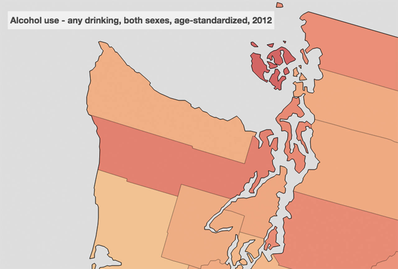 San Juan County residents drink more than their neighbors | UW Medicine program releases health data