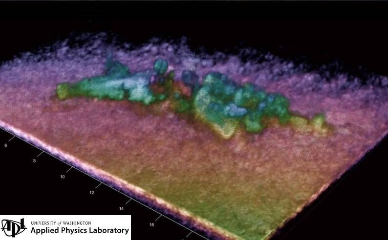 Contributed photo by the NTSB
Underwater imaging of the plane