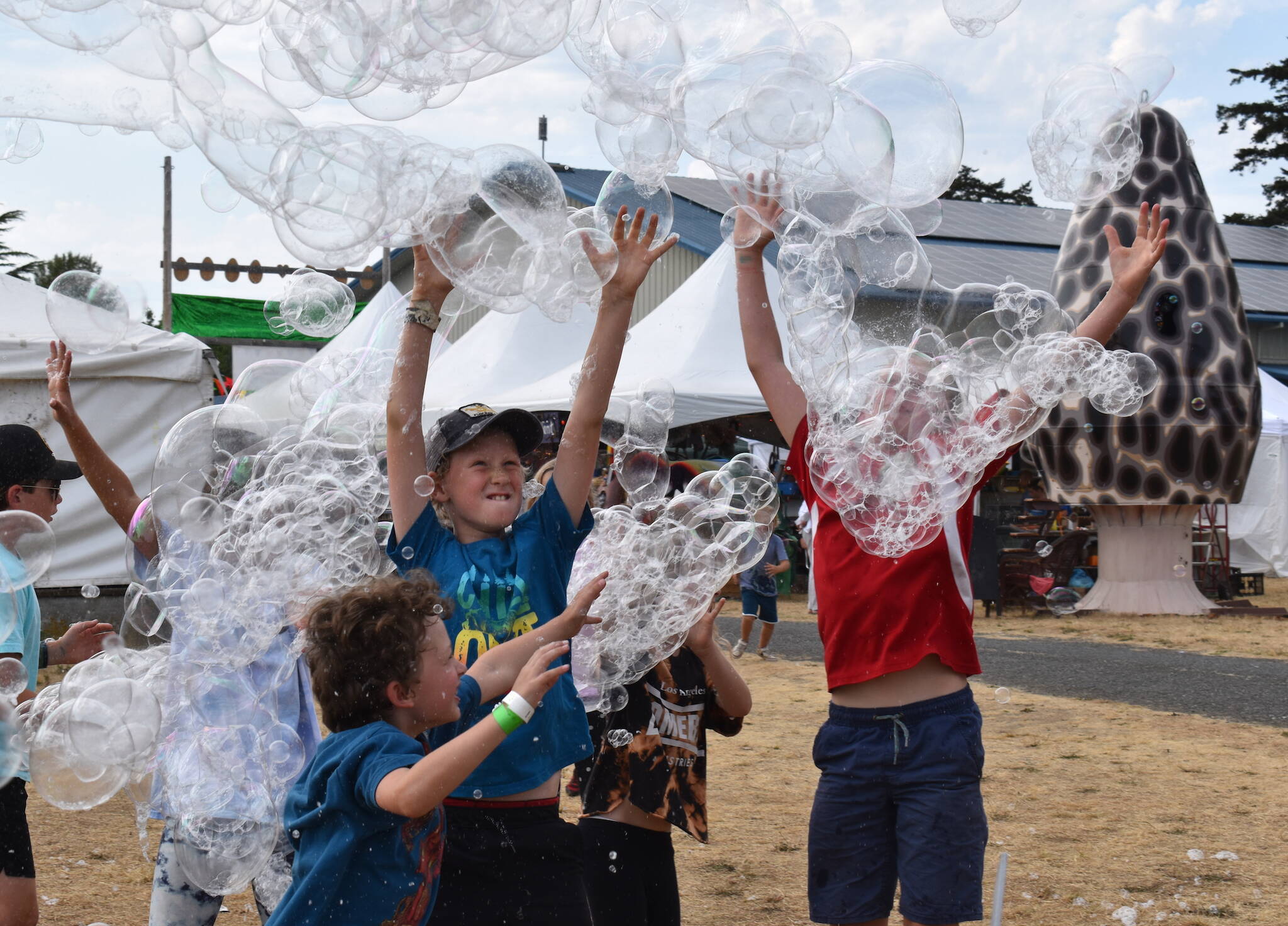 Kelley Balcomb-Bartok Staff photo
Enjoying time at the 2022 fair with bubbles