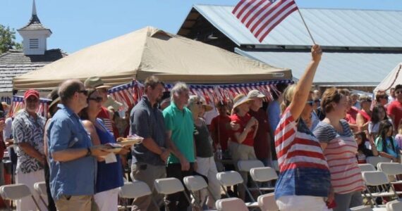 Contributed photo
Islanders celebrating one of the many annual Pig War Picnics