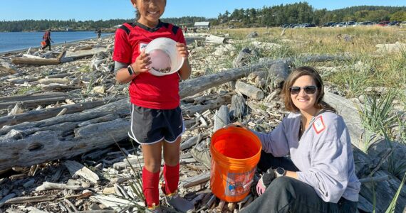 Contributed photo
Nurdle plastics clean-up at Jackson Beach, submitted by Friends of the San Juans