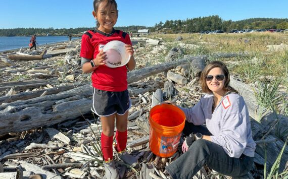 Contributed photo
Nurdle plastics clean-up at Jackson Beach, submitted by Friends of the San Juans
