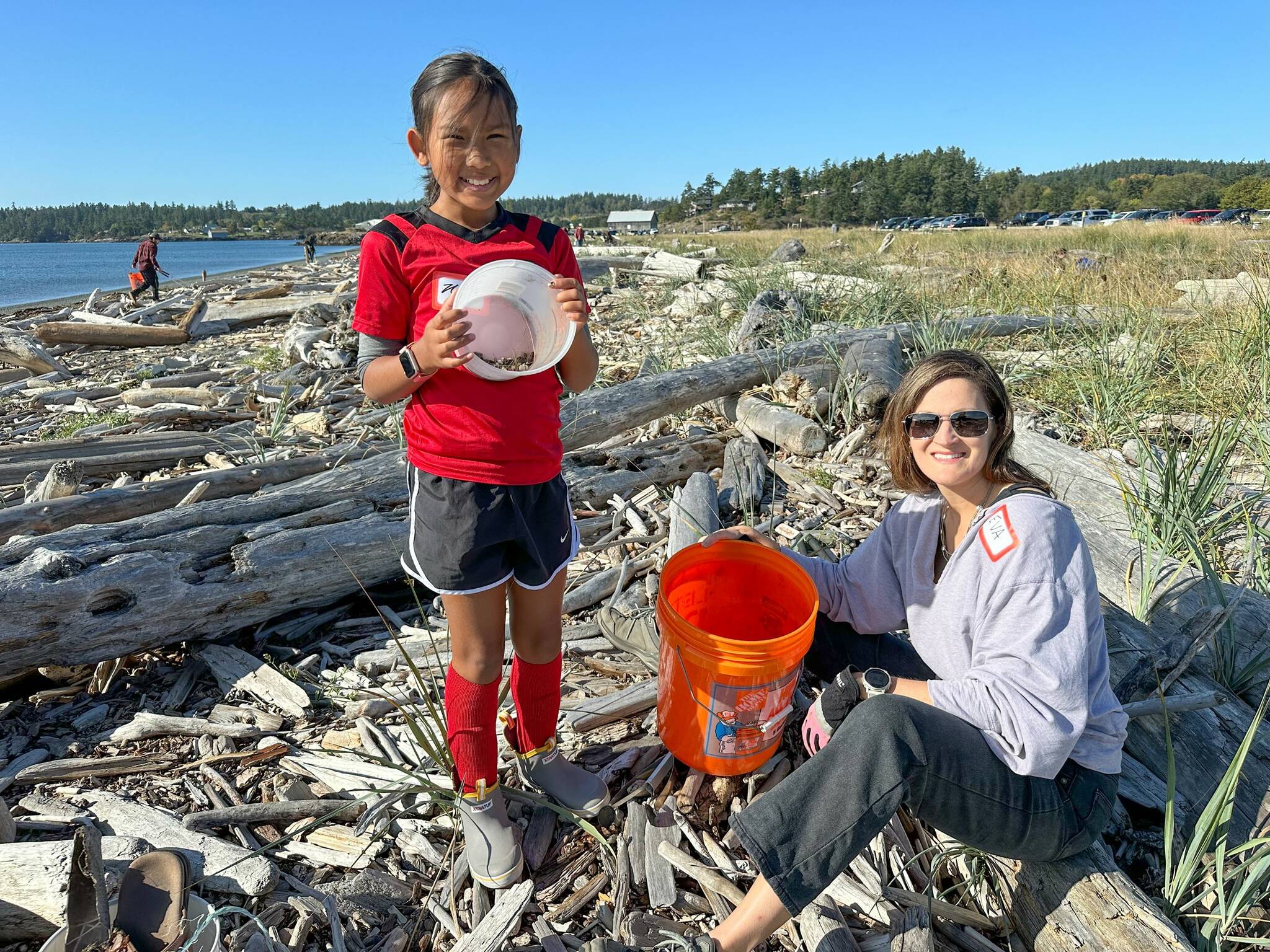 Contributed photo
Nurdle plastics clean-up at Jackson Beach, submitted by Friends of the San Juans