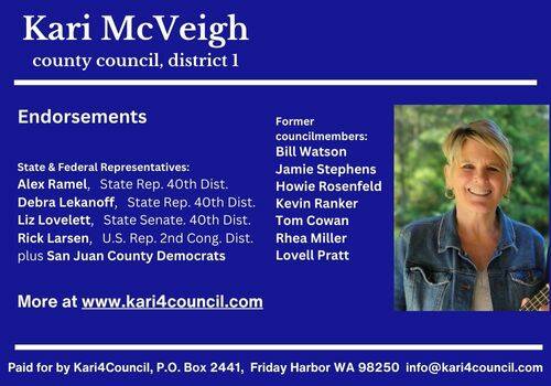 Kari McVeigh - Candidate for County Council District 1