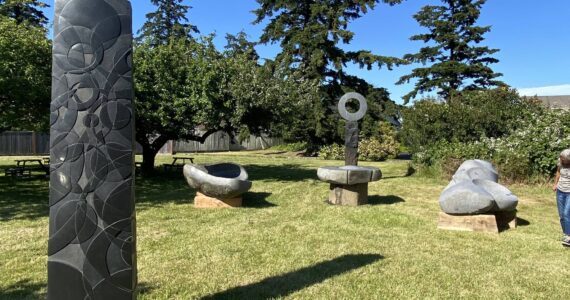 Contributed photo
Sculptures by Tom Small on display at the SJIMA orchard