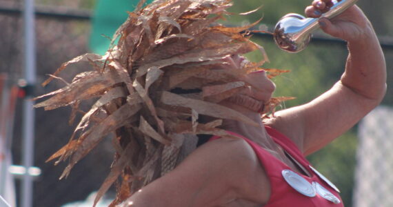 Heatehr Spaulding  Staff photo
Lisa Morretti as Tina Turner during the Trashion Fashion show.