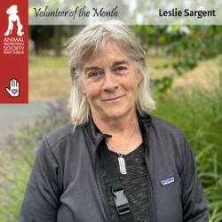 Contributed photo 
Volunteer of the Month Leslie Sargent