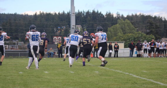 Contributed photo by Robert Rainier Spaulding
Finn Levasheff heading down the field.