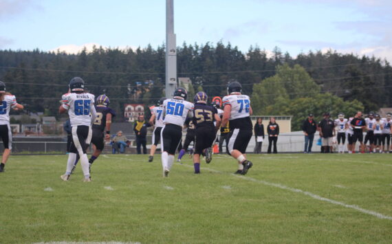 Contributed photo by Robert Rainier Spaulding
Finn Levasheff heading down the field.