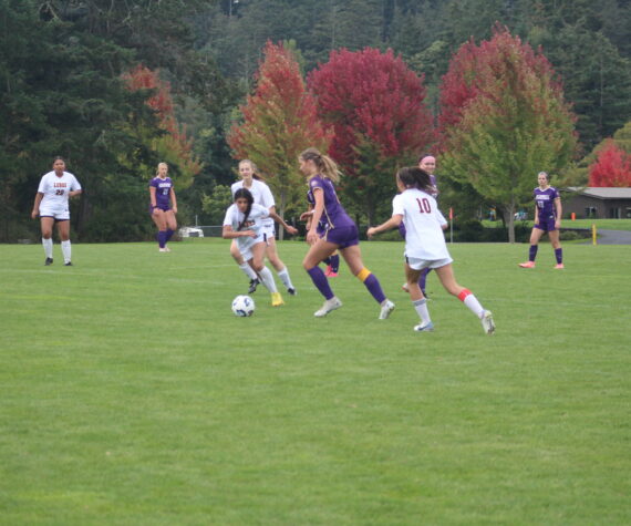 Contributed photo by Robert Rainier Spaulding
Wolverines take the ball downfield.