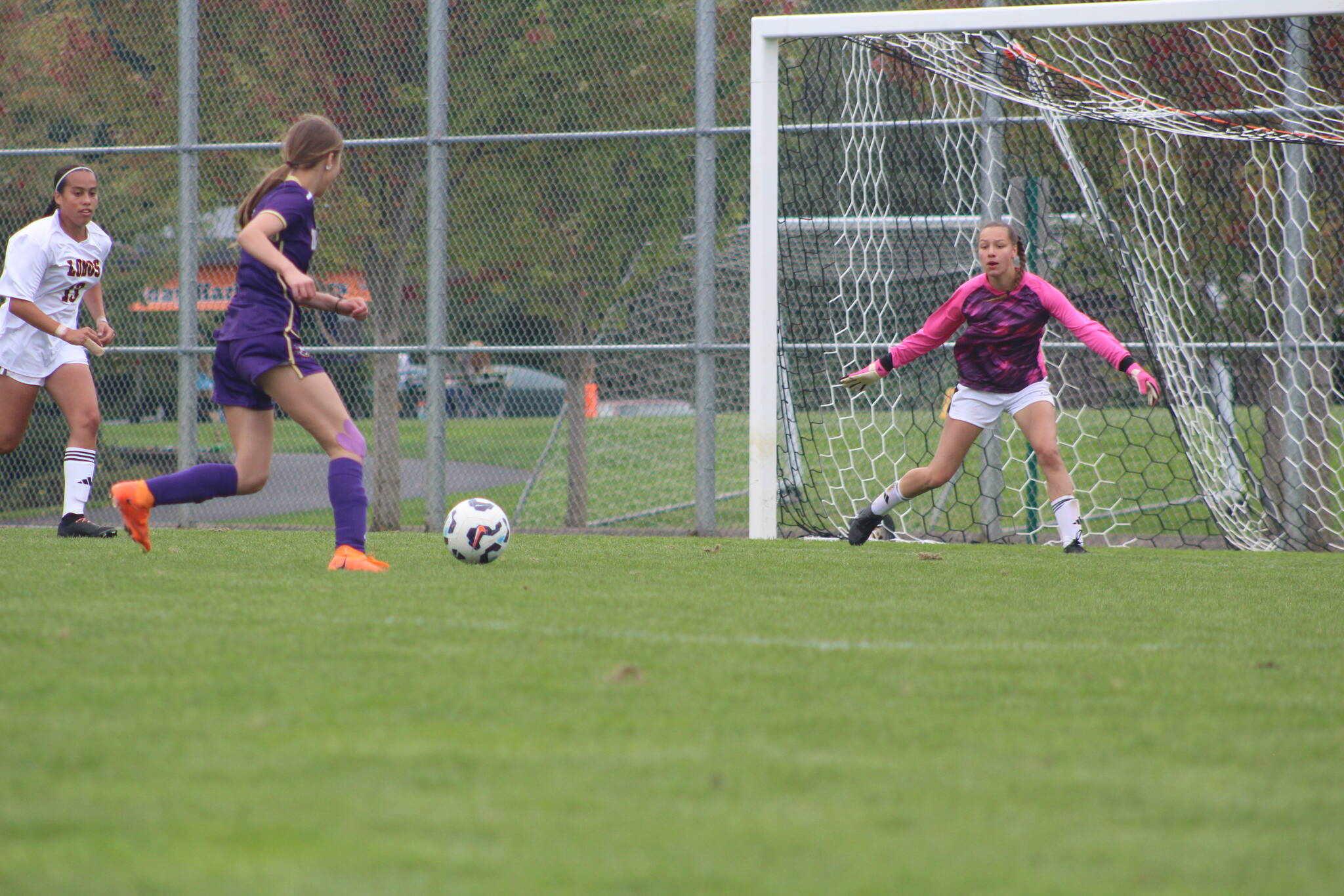 Contributed photo by Robert Rainier Spaulding
The Wolverines set up to score.