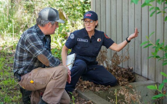 Contributed photo
Debris and flammable items around your home can be the reason your home burns down during a nearby wildfire.