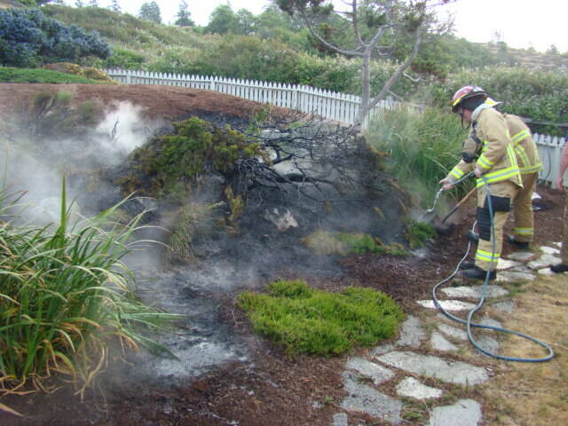 Contributed photo
Debris and flammable items around your home can be the reason your home burns down during a nearby wildfire.