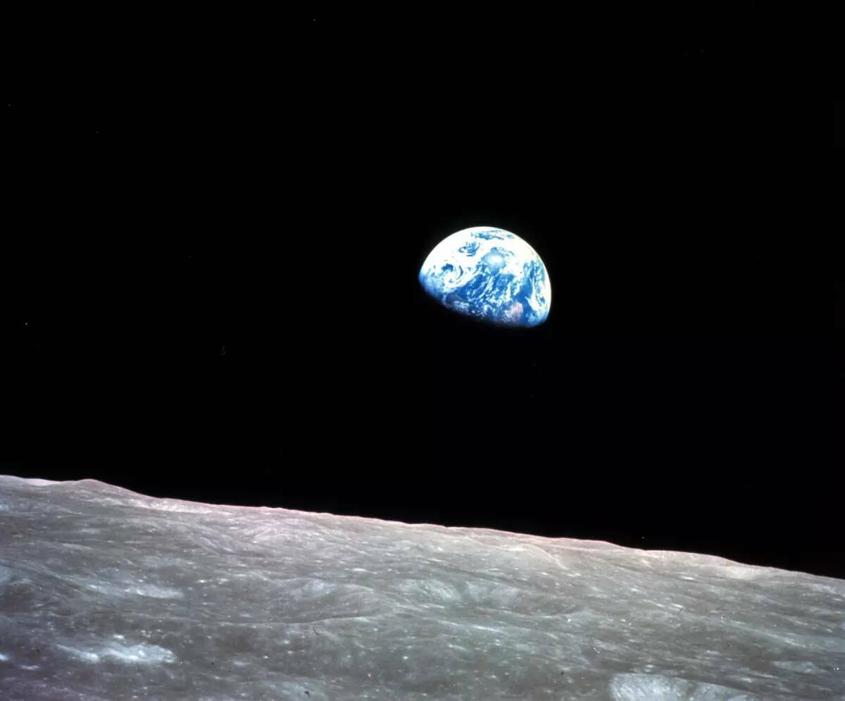 “Earthrise” by William Anders courtesy of NASA. Anders tragically died in a plane crash on June 7 at the age of 90.