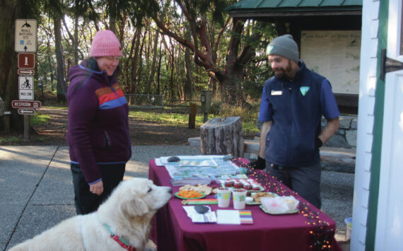 Lime Kiln Holiday Open House celebrators.