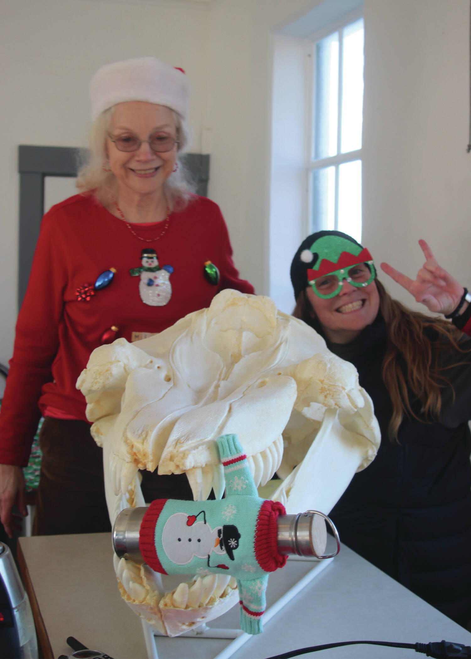 Lime Kiln Holiday Open House celebrators.