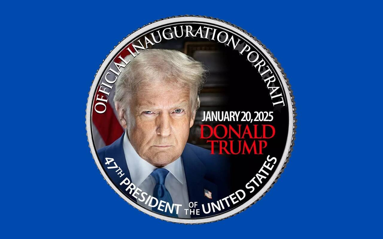 Trump Official Portrait Collectible Half Dollar Coin—It’s a Statement